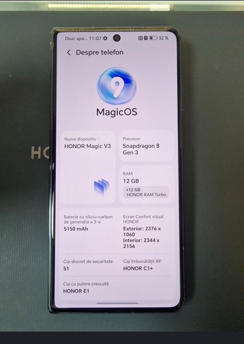 Vând Honor magic v3