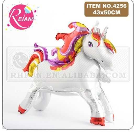 5 modele Baloane Unicorni folie aluminiu 43 cm x 50 cm