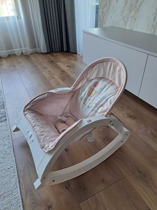 Бебешки шезлонг Lorelli Alex Beige Bear Party