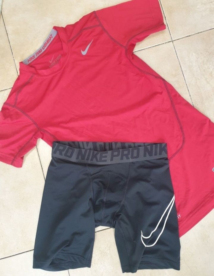 Nike Pro combat клин и тениска S