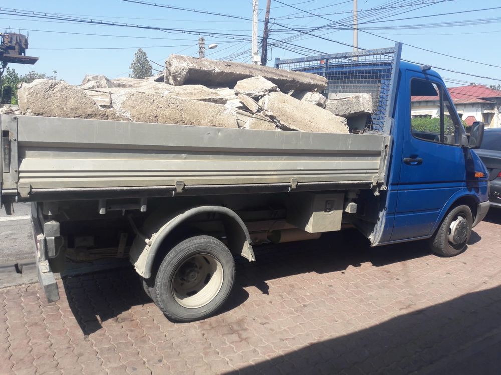 Nisip Balastru Piatra Pamant, moluz, transport basculabil excavator