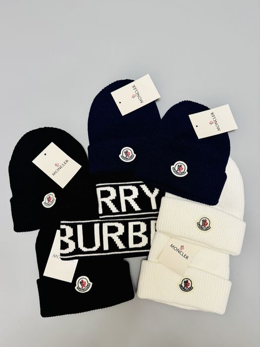 Шапки Moncler Burberry