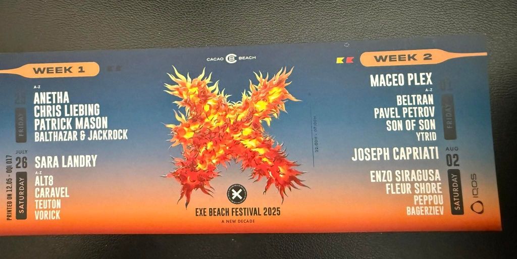 EXE Beach festival 4 Nights Rave билет