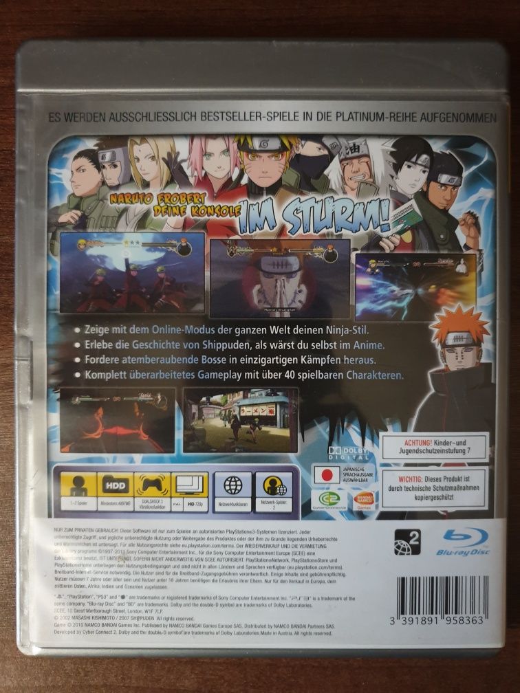 Naruto Shippuden Ultimate Ninja Storm 2 Platinum PS3/Playstation 3