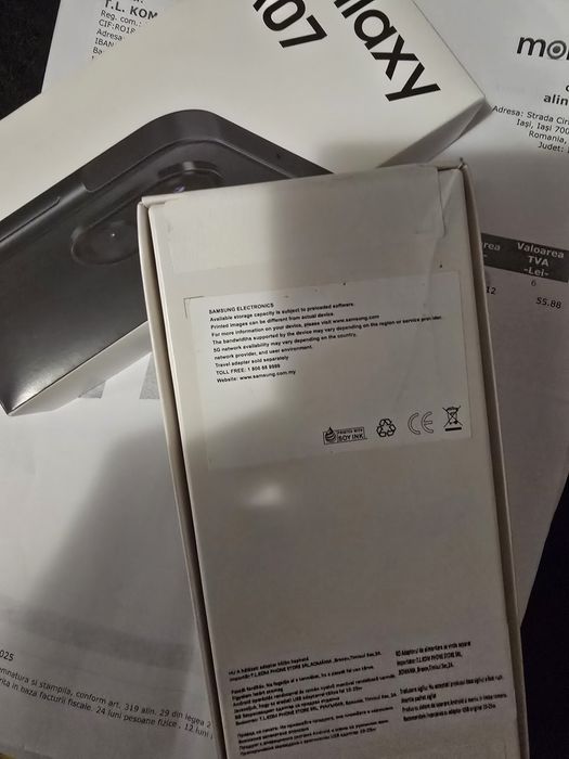 Samsung A07 4/128 GB sigilat  garanție.