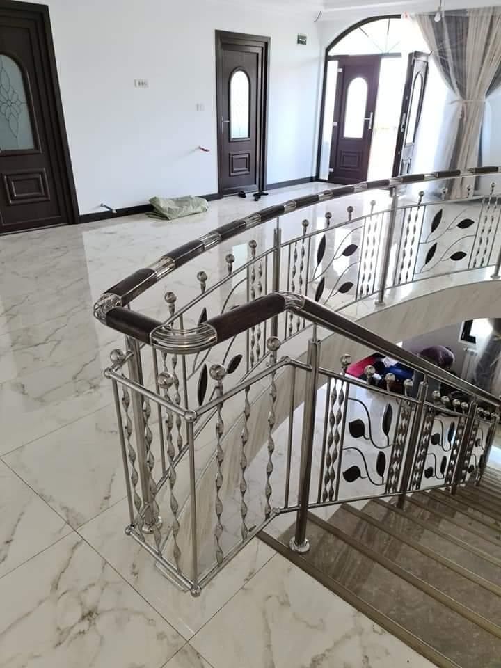 Balustrade inox sticla fier forjate