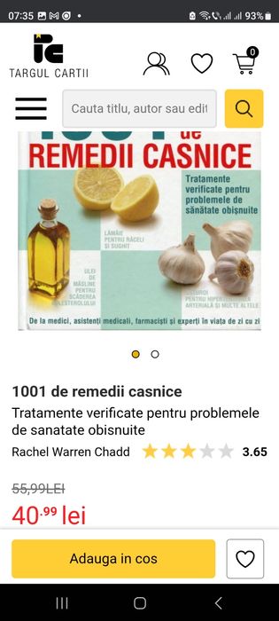 Cart remedii de sănătate