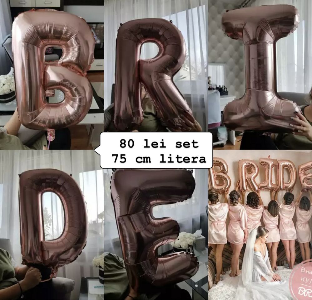 Baloane 40 cm - 80 cm bride / mireasa / bride to be