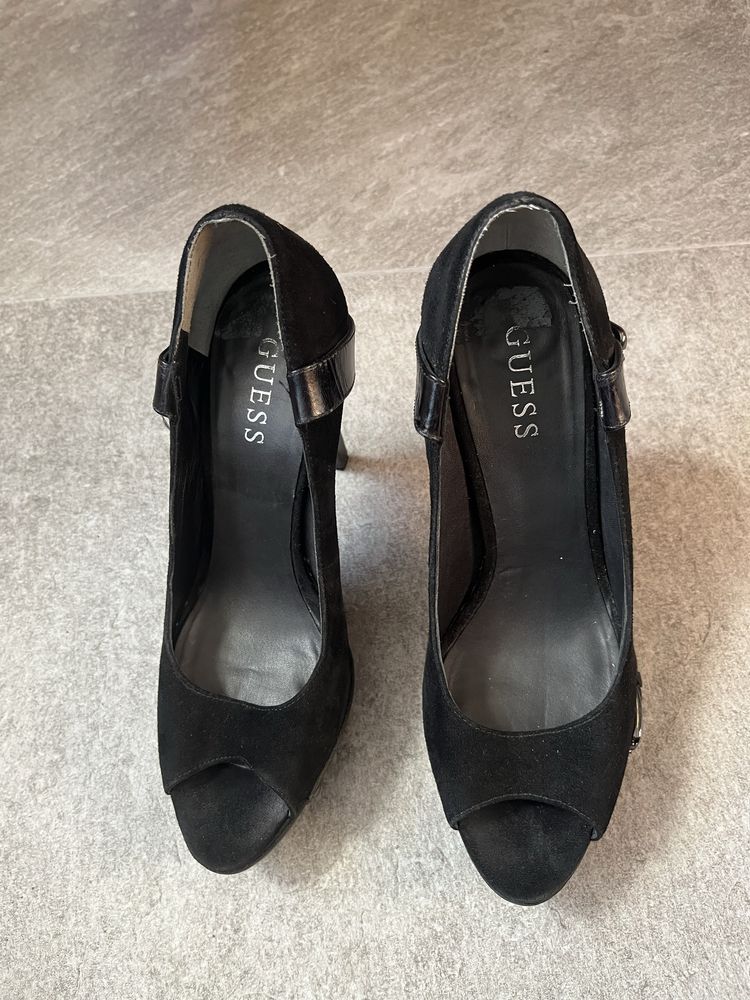 Guess sandale platforma toc inalt
