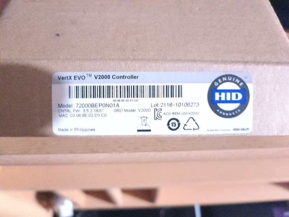 HID 72000BEP0N01A. Сетевой дверной IP-контроллер VertX EVO V2000