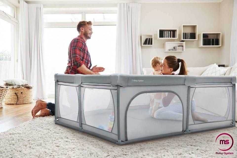 Голяма кошара за игра 200 см x 140 см - детска площадка, сух басейн