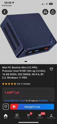 Mini PC Beelink Mini S12 PRO