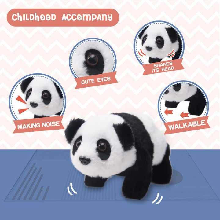 Ходеща Панда плюш със звуци