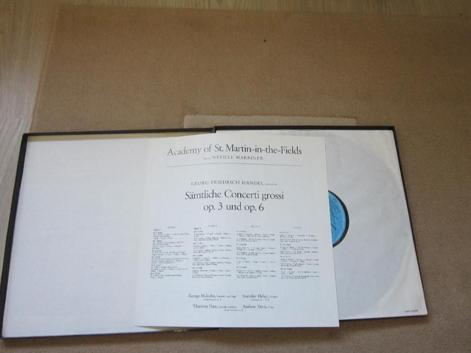 vinil rar Handel ‎ Neville Marriner  Samtliche Concerti Grossi 1974