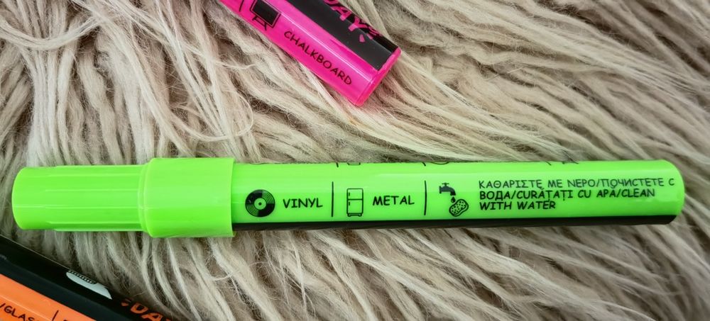 Creta lichida colorata