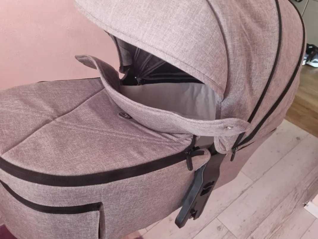 Детска количка ZOKKY NUVO GRAY комбинирана количка 2 в 1