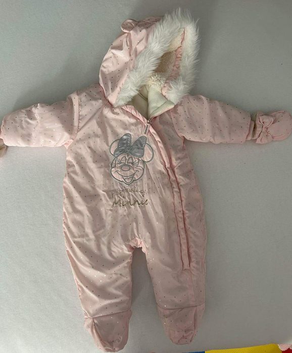 Розов космонавт за бебе с щампа на Мини Маус - Cool club
