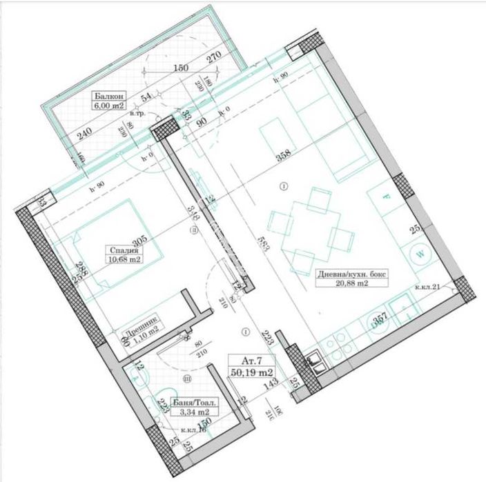 Продава се Двустаен апартамент в Варна, Виница - 55 кв.м за 1188 €/кв.м - Снимка #3