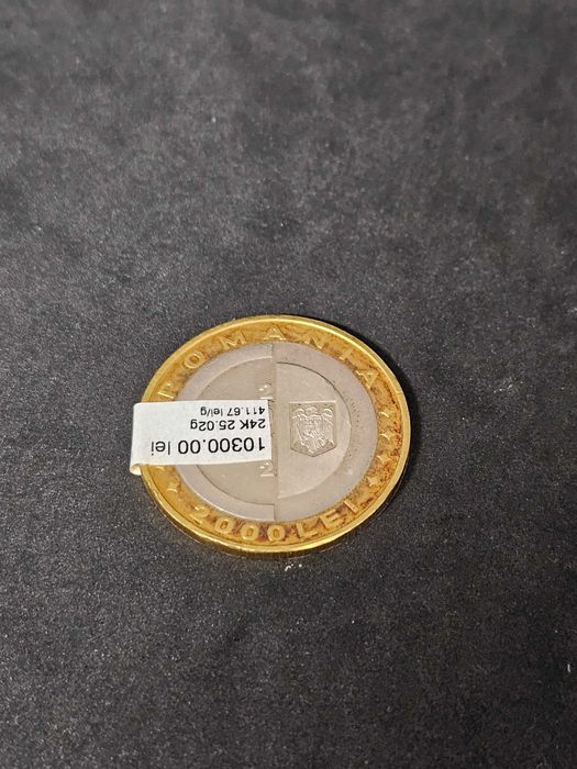 Moneda aur 24k si argint (48805 si 48835 AG 11 ) 2 ani garantie!