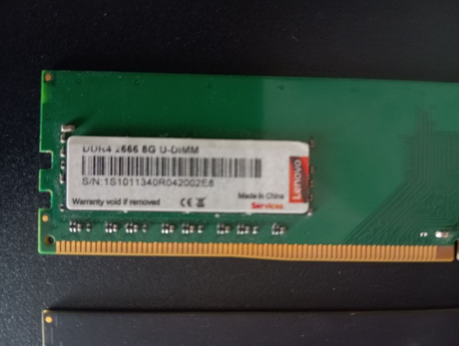 Оперативная память DDR4 — 8GB Lenovo + 8GB Hikvision