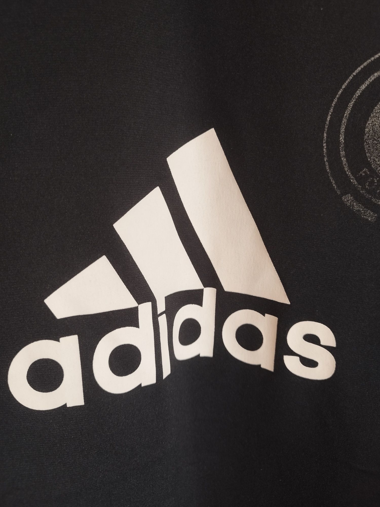 Bluză neagră unisex Adidas Talent Förderung