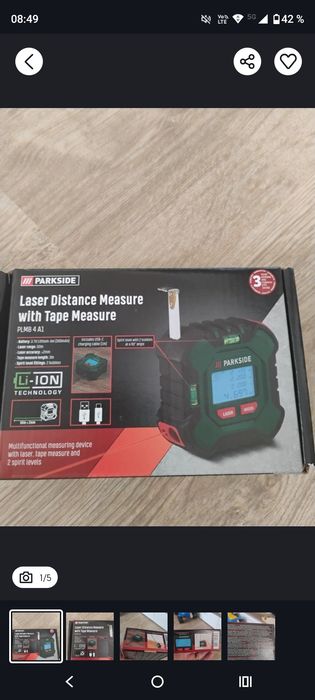 Telemetru cu laser și ruletă! Nou!