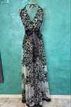 Rochie din Tulle Transparent cu Pietre Swarovski - 300 Lei