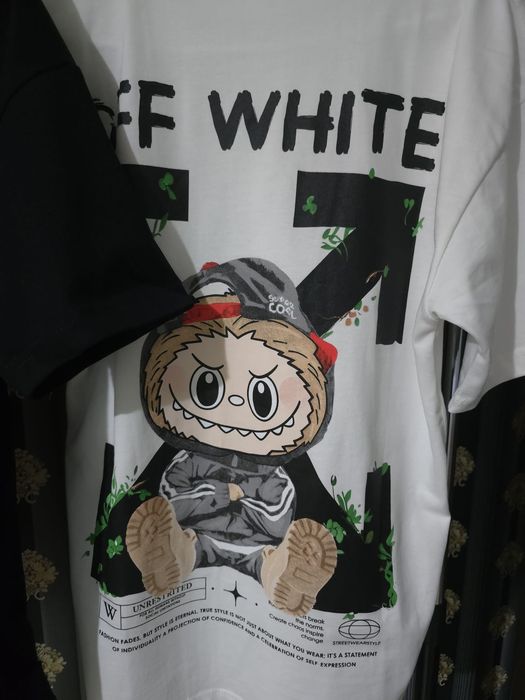Tricou Off white model oversized