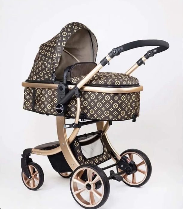 Коляска универсальная 2 в 1 AIMILE Wingoffly, коричневый