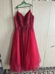 Rochie rosie de ocazie