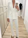 Compleu alb elegant INPUFF