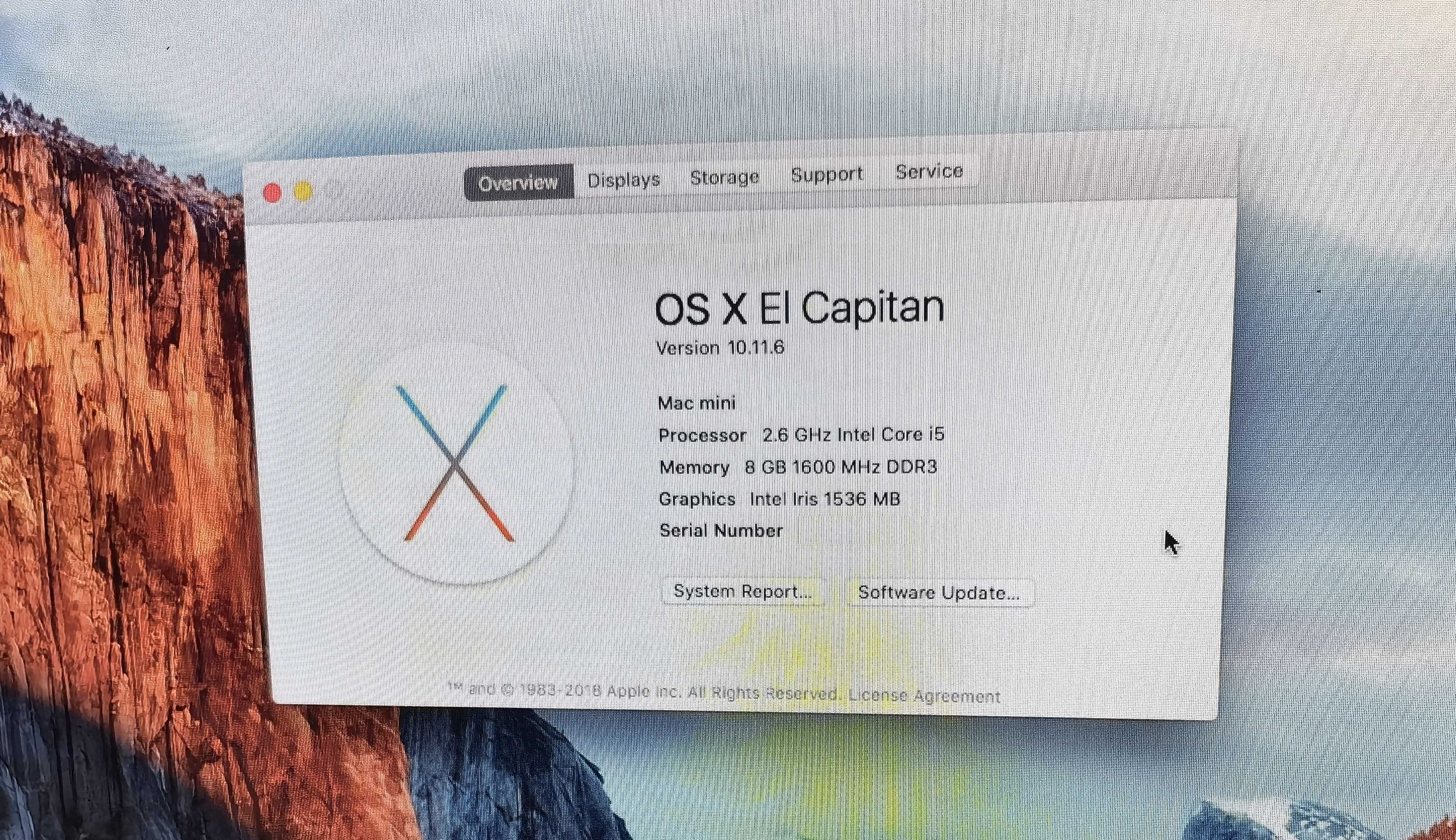 Продавам Mac Mini i5/8GB Ram/1TB HDD/Intel Iris 1536MB/Сив
