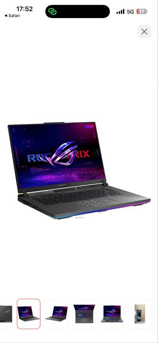 Ноутбук Asus roc strix g16