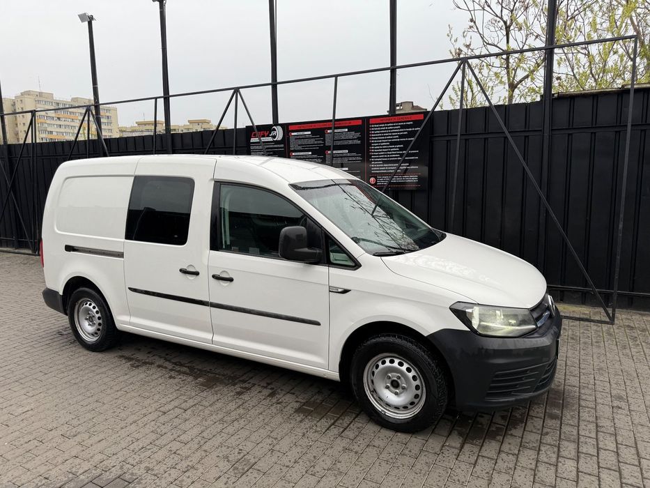 Volkswagen Caddy VW 2.0 Unic Proprietar an 2020 Istoric Service Facturi Maxi 5 loc Lung