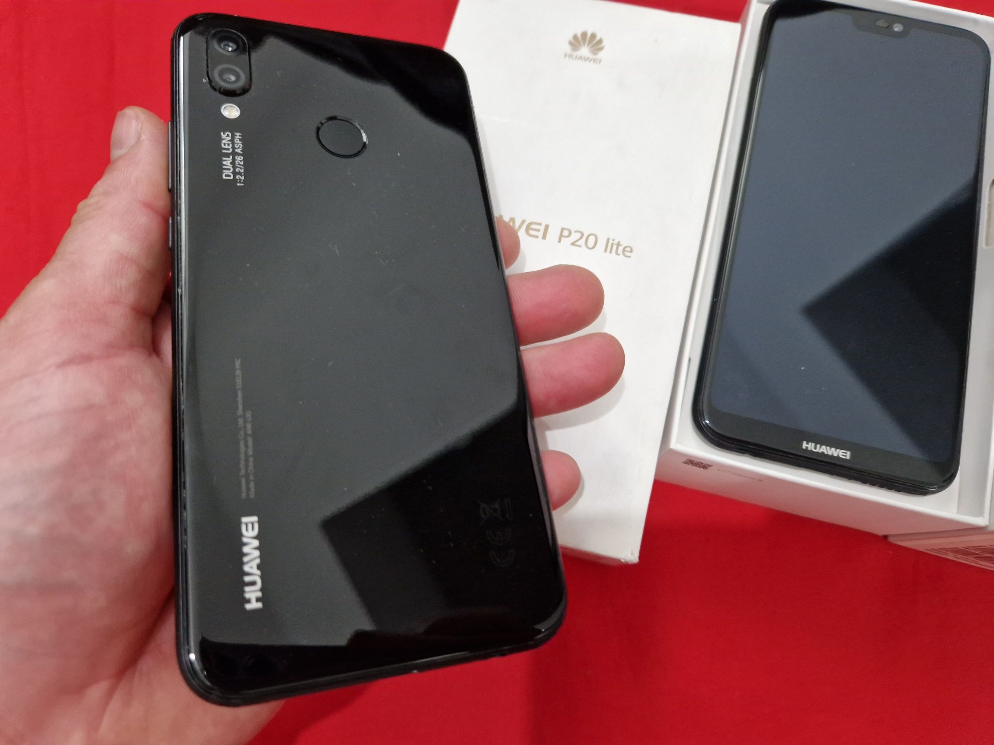 -Huawei P20 Lite, ca Nou, 64Gb, 4Ram, Black, stare ireprosabila, folos