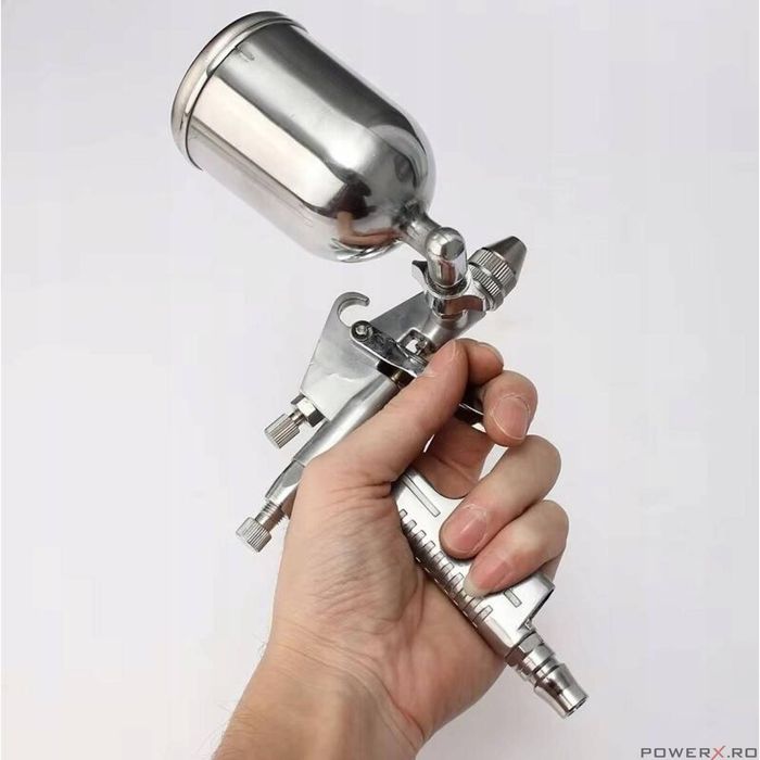 Pistol de vopsit pentru finisare si retus, 0.5 mm, 200 ml, Verke