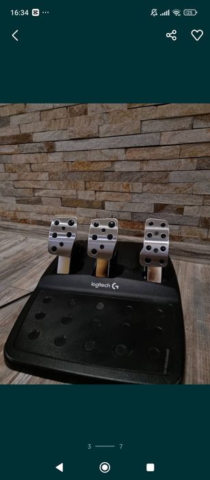Волан с педали и скоростен лост Logitech g29 + Gran Turismo и Asseto C