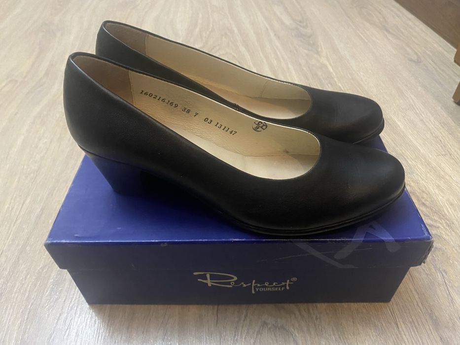 Туфли, черные, классические