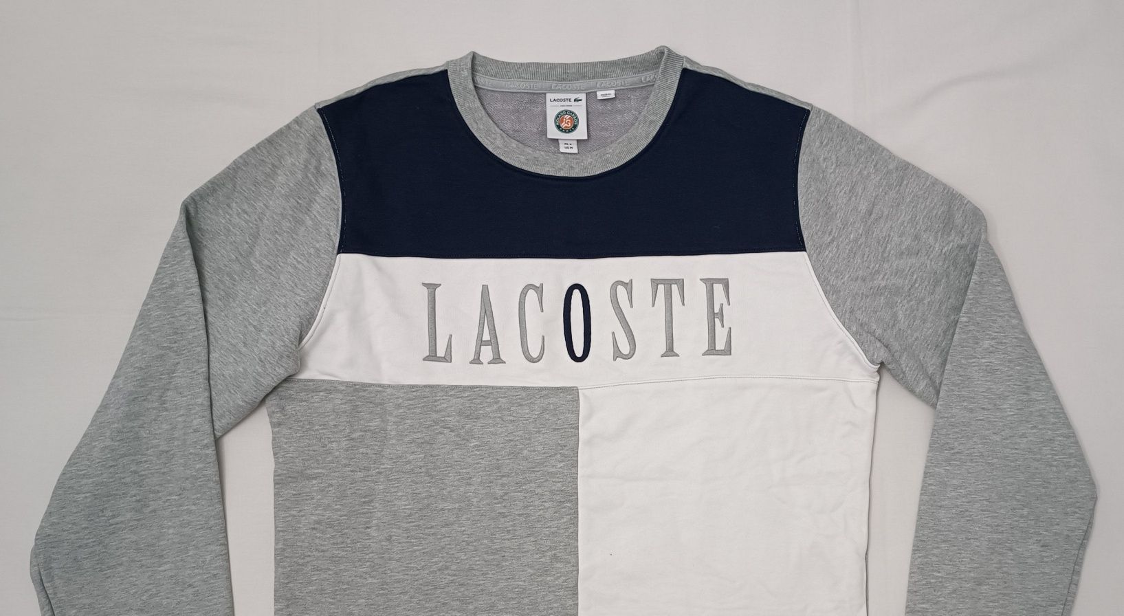 Lacoste Roland Garros Sweatshirt оригинално горнище M памучен суичър