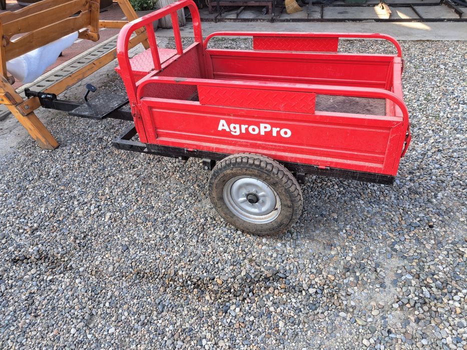 Vând ATV GOESS 650 Înmatriculat 4x4 Remorca basculabila motocultor