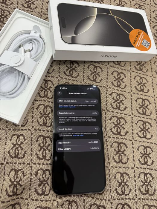 Iphone 16 pro max natural titanium