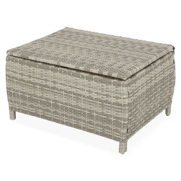 Set mobilier gradina/terasa 2 fotolii + canapea + 2 taburete si masa