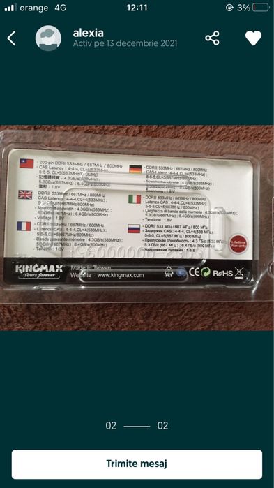 Memorie pt calculator PC