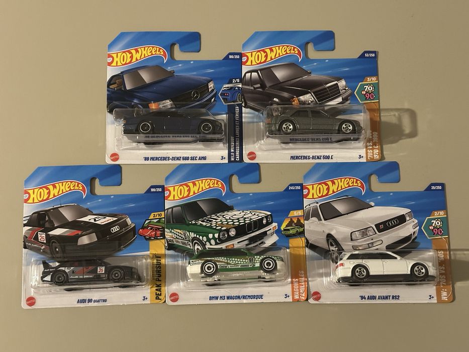 Machete/masinute Hot Wheels BMW, Audi, Mercedes