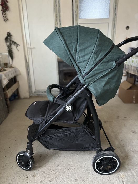 Бебешка лятна количка Kika Boo Pine, Зелена