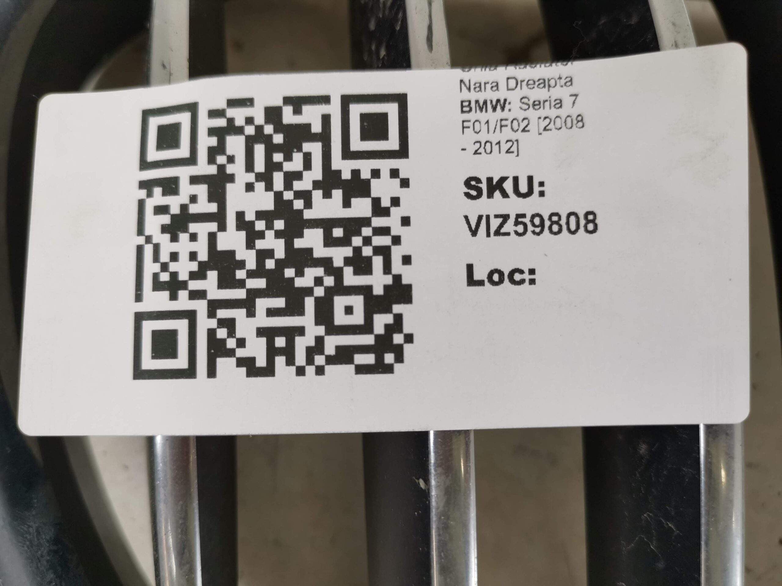 БМВ Серия 7 / BMW Seria 7 F01/F02 [ - ] Оригинална предна решетка в до