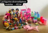 Lot figurine diverse & piese mobilier