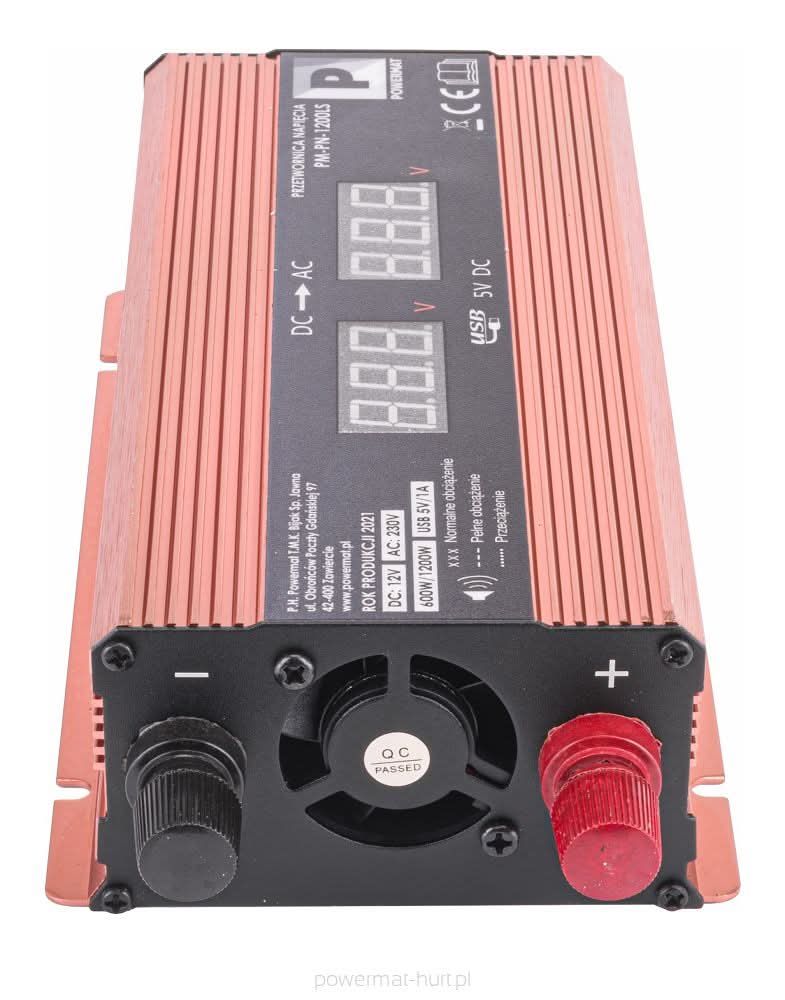 Convertor de tensiune LCD 12V 1200W PM-PN-1200LS , Powermat PM1062