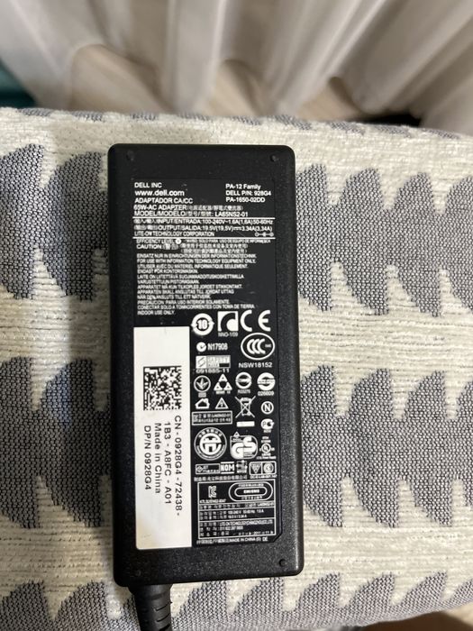 Блок питание для ноутбука DELL 65W