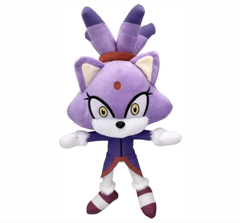 Плюшена играчка Super Sonic Blaze Cat 35cm, Соник